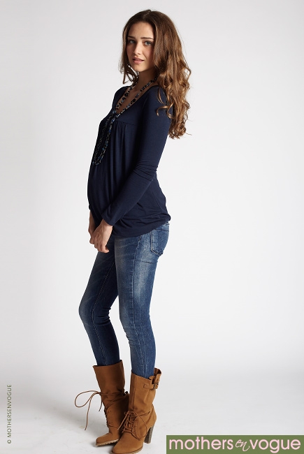 Топ Mothers en Vogue Britney Bubble, темно-синий