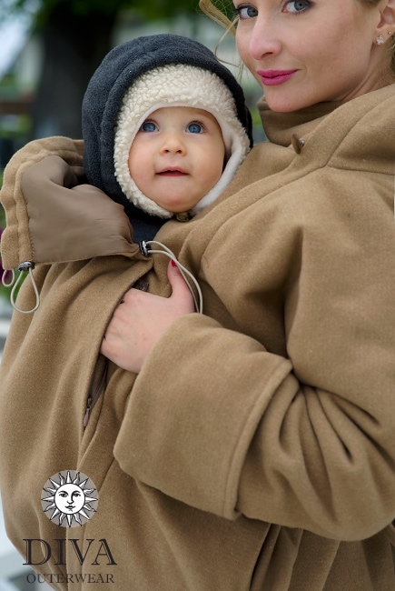 Слингопальто зимнее Diva Outerwear Cammello