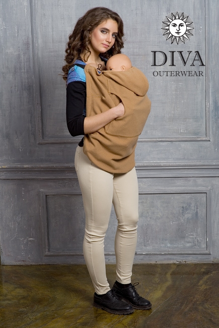 Слингонакидка из шерсти Diva Outerwear Cammello (верблюжий)