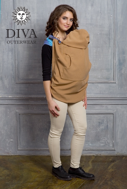 Слингонакидка из шерсти Diva Outerwear Cammello (верблюжий)