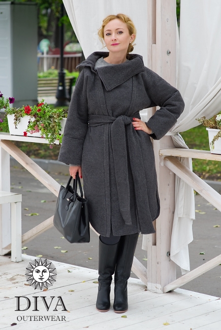 Слингопальто зимнее Diva Outerwear Antracite