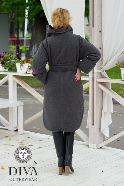 Слингопальто зимнее Diva Outerwear Antracite