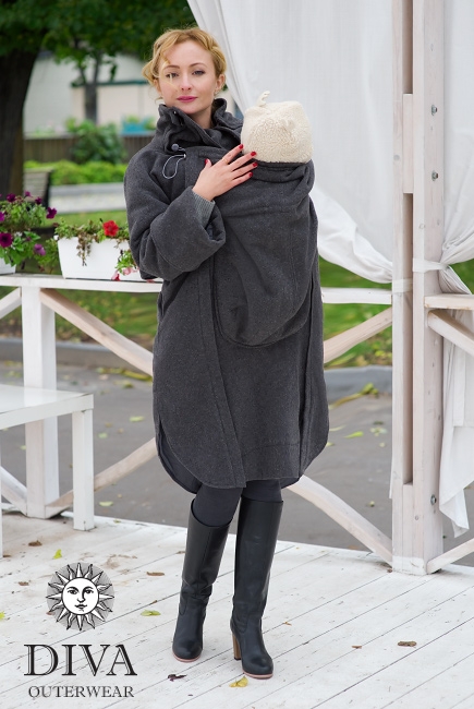 Слингопальто зимнее Diva Outerwear Antracite