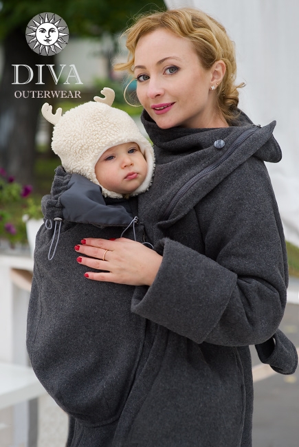 Слингопальто зимнее Diva Outerwear Antracite