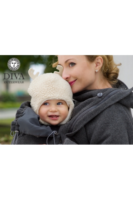 Слингопальто зимнее Diva Outerwear Antracite