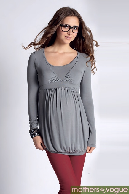 Топ Mothers en Vogue Coco Ono, серый