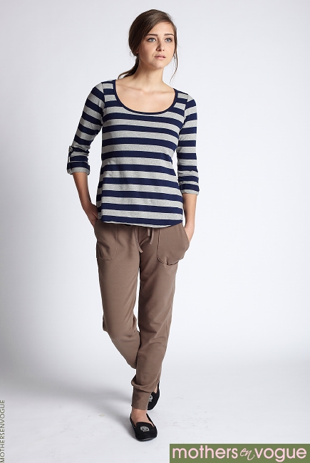 Топ для кормления Mothers en Vogue Painter Stripe Tee