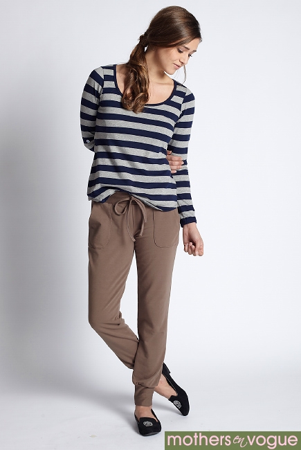 Топ для кормления Mothers en Vogue Painter Stripe Tee