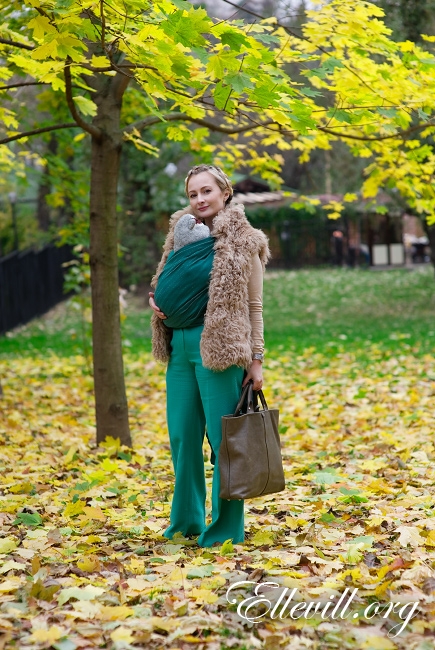 Слинг-шарф Ellevill Air William с шерстью мериноса