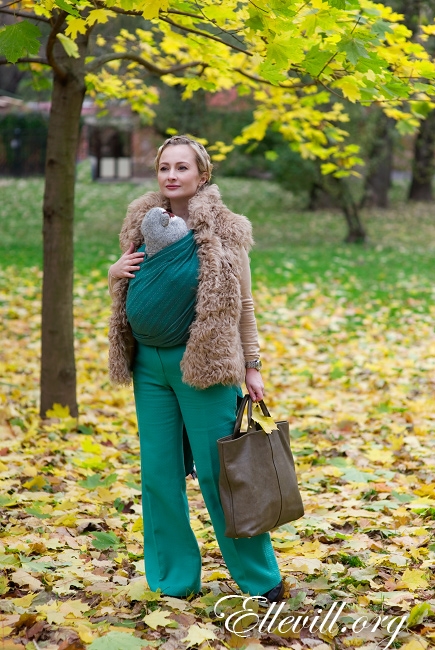 Слинг-шарф Ellevill Air William с шерстью мериноса