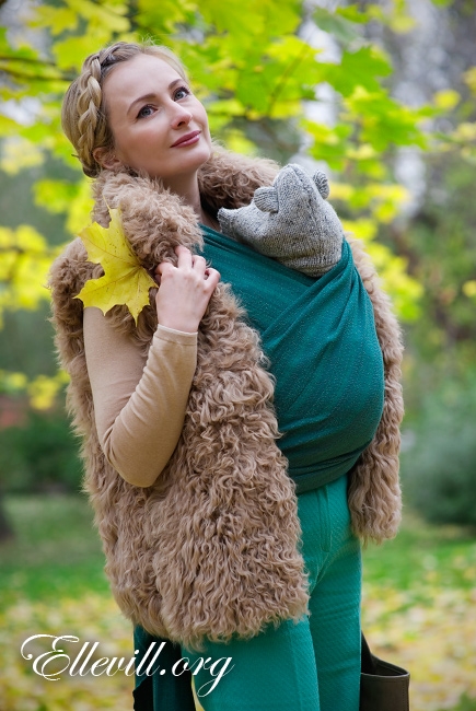 Слинг-шарф Ellevill Air William с шерстью мериноса