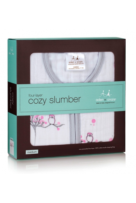 Aden&Anais спальный мешок утепленный For the Birds (птички)