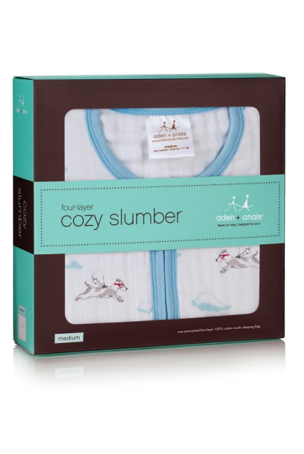 Aden&Anais спальный мешок утепленный Liam the Brave (храбрый пес)