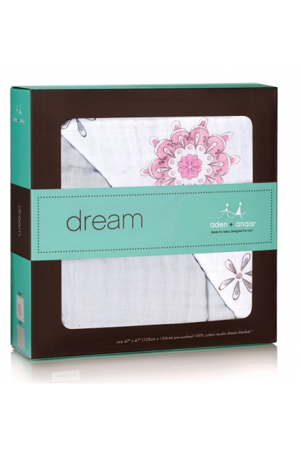 Aden&Anais одеяло муслиновое, For the Birds+Medallion (птички+круги)