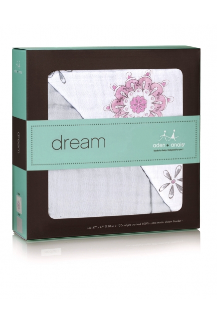 Aden&Anais одеяло муслиновое, For the Birds+Medallion (птички+круги)