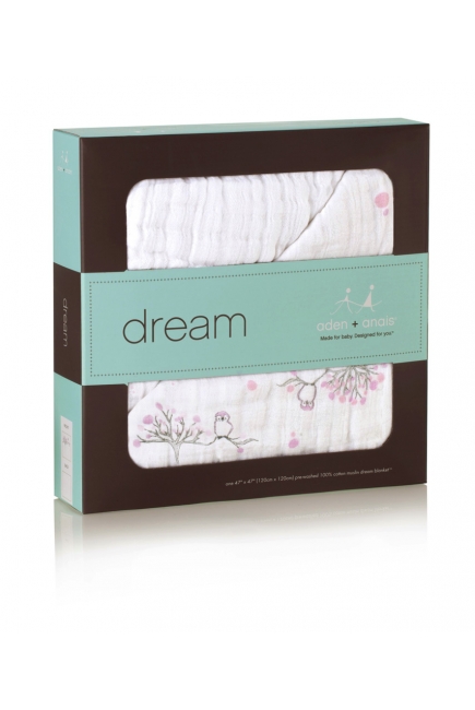 Aden&Anais одеяло муслиновое, For the Birds + Owls (птички и совы)