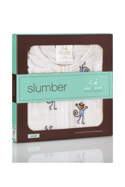 Aden&Anais спальный мешок Jungle Jam - Monkey (джунли-обезьянка)