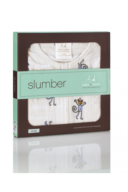 Aden&Anais спальный мешок Jungle Jam - Monkey (джунли-обезьянка)