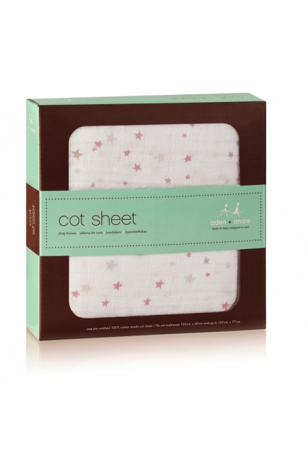 Aden&Anais простынка на матрас Lovely - Starburst (дивный - вспышка)