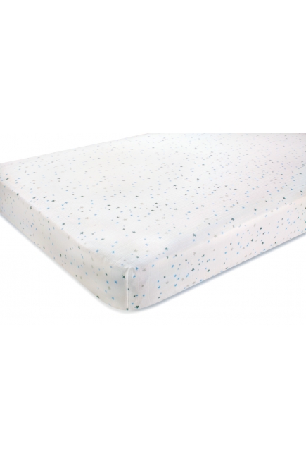 Aden&Anais простынка на матрас Night Sky - Starburst (ночное небо - вспышка)