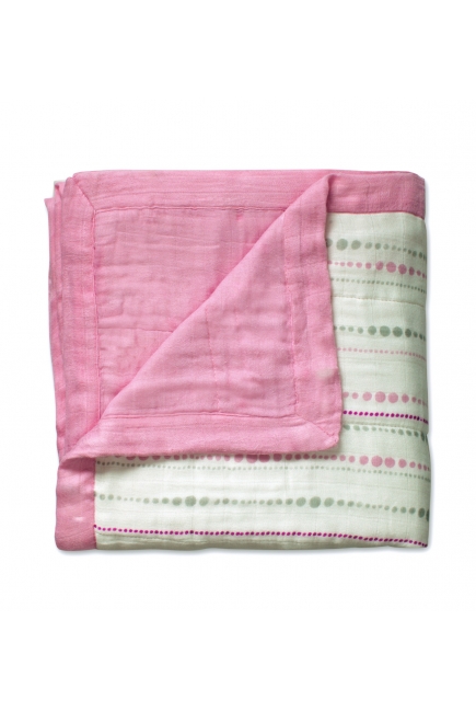 Aden&Anais одеяло бамбуковое, Tranquility-Solid Rose (розовый)