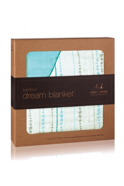 Aden&Anais одеяло бамбуковое, Azure-Aqua (аква)