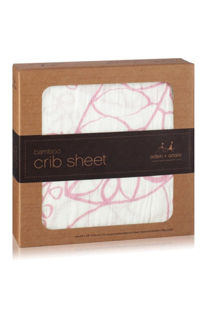 Aden&Anais простынка на матрас бамбуковая Tranquility Leafy