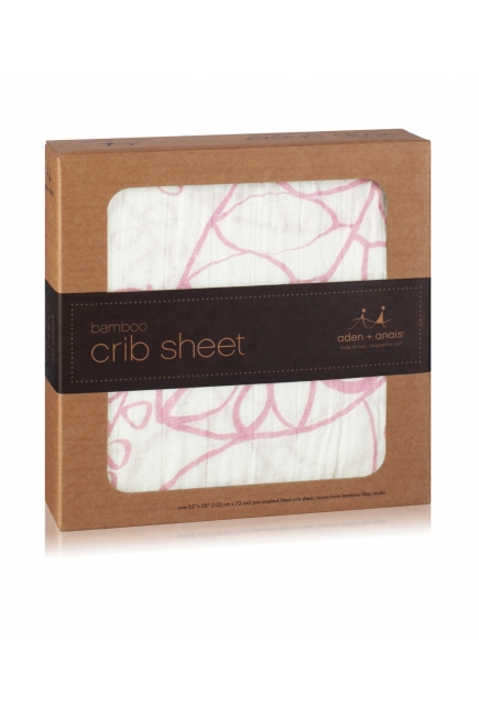 Aden&Anais простынка на матрас бамбуковая Tranquility Leafy