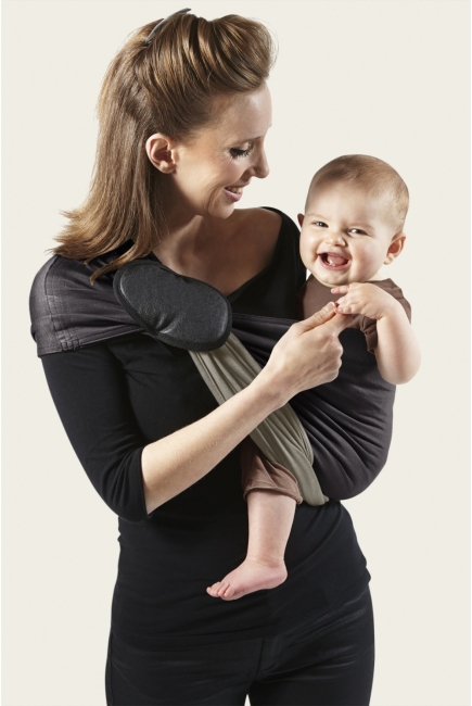 Слинг с кольцами JPMBB трикотажный, цвет "антрацит-оливковый"