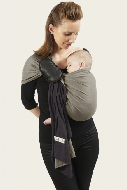 Слинг с кольцами JPMBB трикотажный, цвет "антрацит-оливковый"