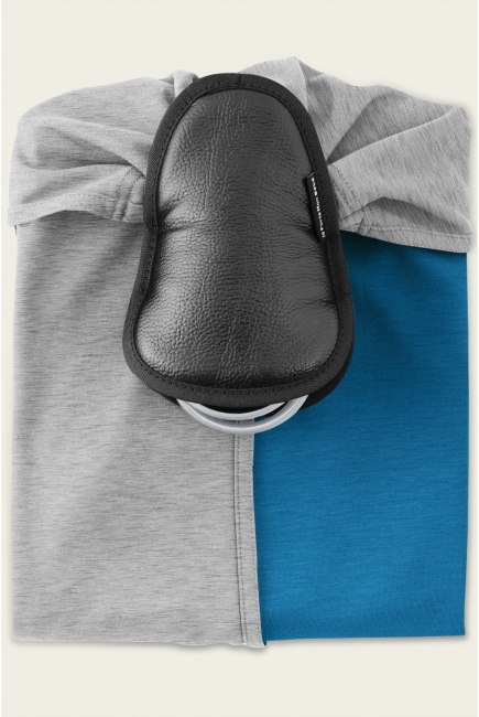 Слинг с кольцами JPMBB трикотажный, цвет " светло-серый-голубой"