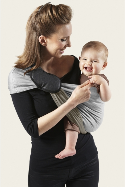 Слинг с кольцами JPMBB трикотажный, цвет " светло-серый-оливковый"