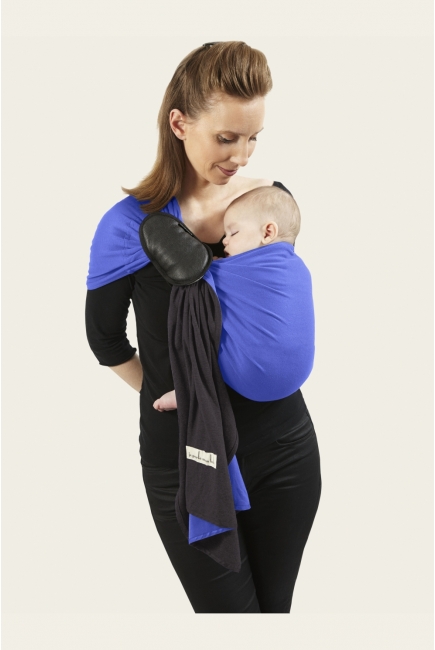 Слинг с кольцами JPMBB трикотажный, цвет "антрацит - ирис"