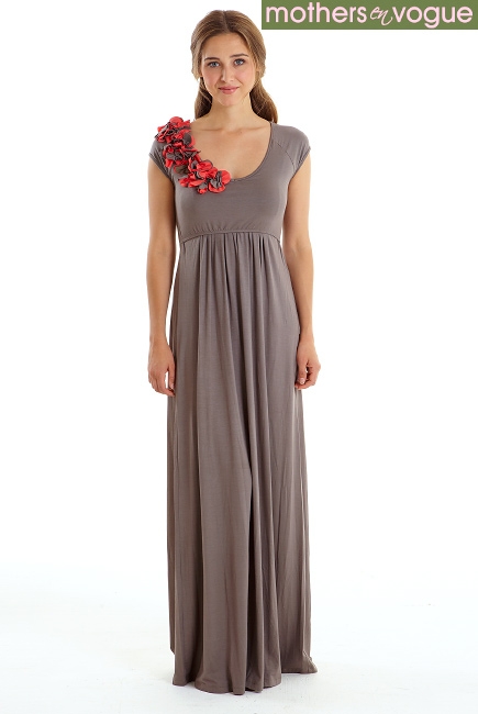Платье Mothers en Vogue "Love Notes", светло-серый