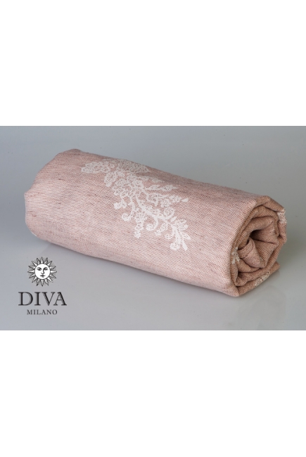 Слинг-шарф Diva Milano cо льном, Reticella Miele