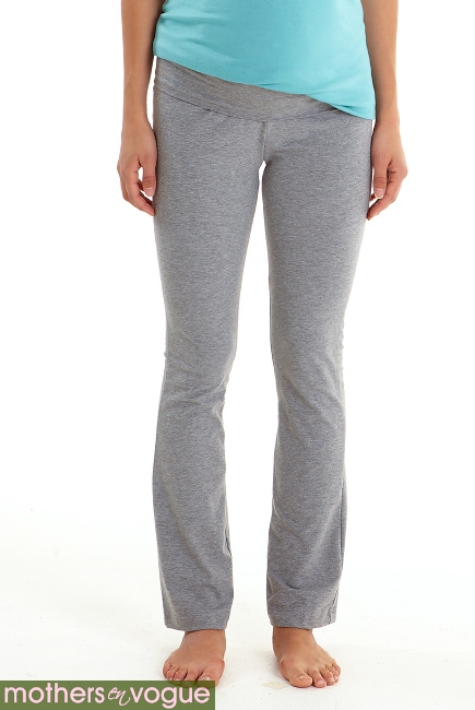 Брюки для беременных и кормящих Mothers en Vogue Foldover Yoga
