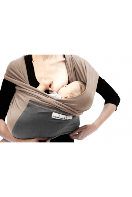 Слинг-шарф JPMBB трикотажный, цвет "хаки - антрацит"