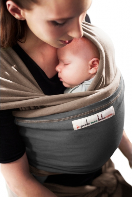 Слинг-шарф JPMBB трикотажный, цвет "хаки - антрацит"