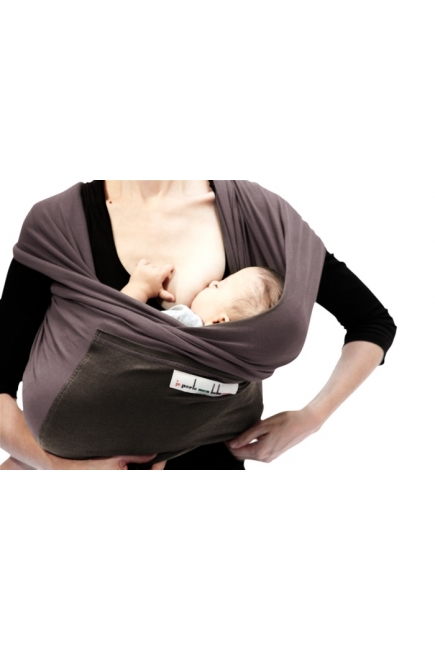 Слинг-шарф JPMBB трикотажный, цвет "коричневый-кофейный"