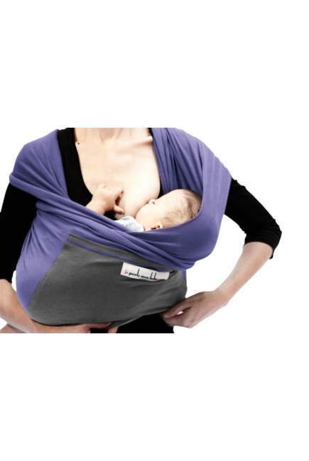 Слинг-шарф JPMBB трикотажный, цвет "ирис-антрацит"