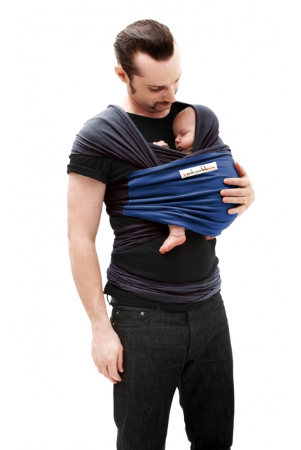 Слинг-шарф JPMBB трикотажный, цвет "черника-ирис"