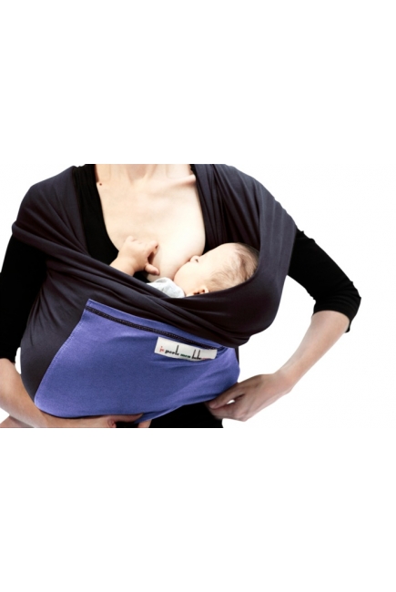 Слинг-шарф JPMBB трикотажный, цвет "черника-ирис"