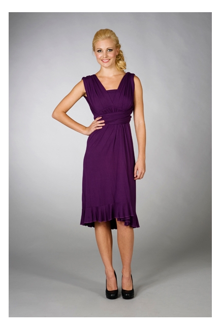 Платье для кормления MaternaLove "Goddess Convertible", цвет фиолетовый