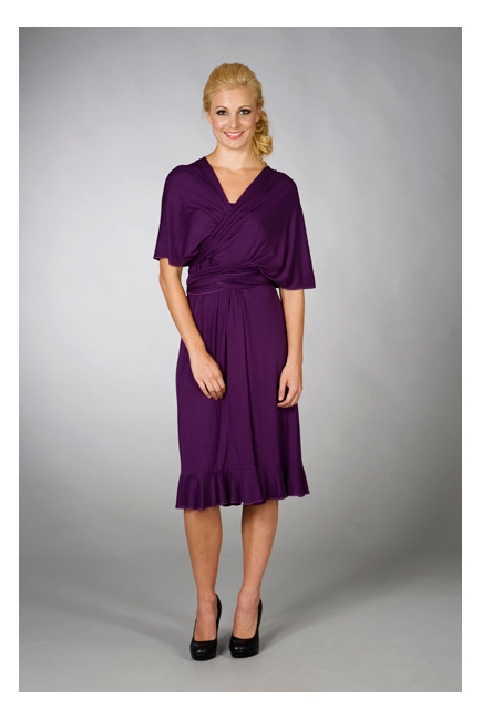 Платье для кормления MaternaLove "Goddess Convertible", цвет фиолетовый