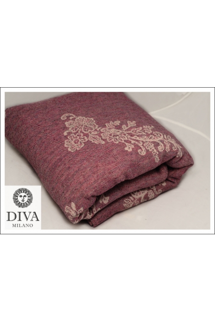 Слинг Diva Milano с шерстью, Reticella Diamante Rosa