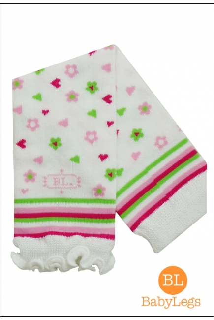 Гетры Babylegs "Hearts and Flowers"