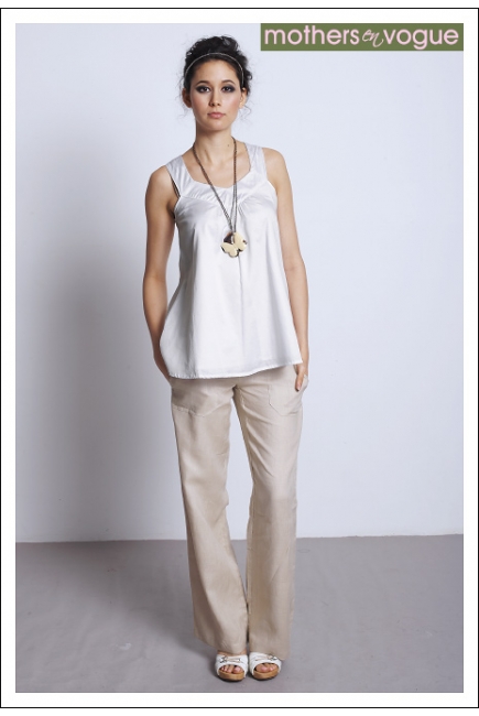 Топ для кормления Mothers en Vogue "Mayblossom", цвет белый