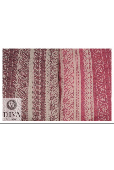 Слинг-шарф Diva Milano с шерстью, Merletti Rosa
