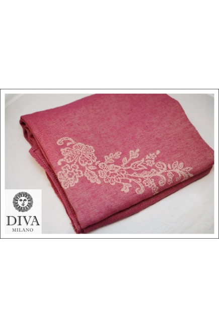 Слинг-шарф Diva Milano с шерстью, Reticella Rosa