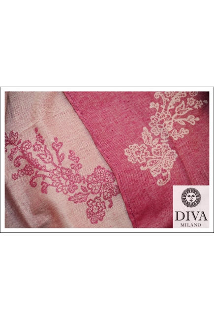 Слинг-шарф Diva Milano с шерстью, Reticella Rosa